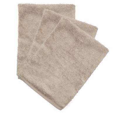 Timboo | Washandje Bamboe Feather Grey Grijs 3-pack