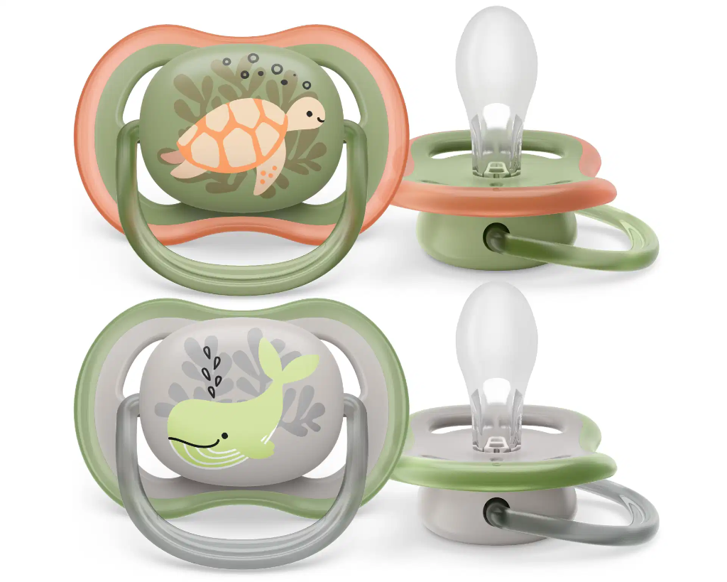 Avent | Fopspeen Ultra Air Schildpad/Walvis +6m 2-pack
