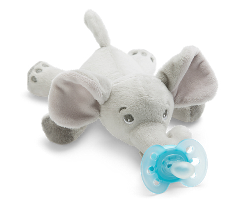 Avent | Fopspeendoekje + Fopspeen Snuggle Olifant 0-6M 