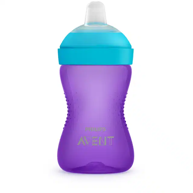 Avent | Drinkbeker met zachte tuit 300 ml Lila/Blauw