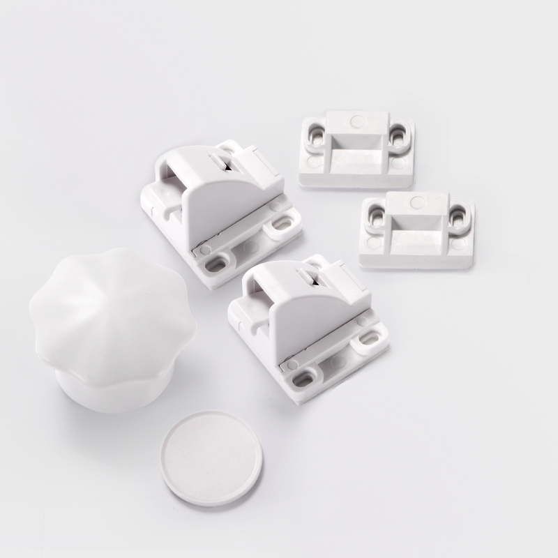 Jippie's | Magneetslot Wit 2-pack incl 1 Magneetsleutel Kast of Ladebeveiliging 