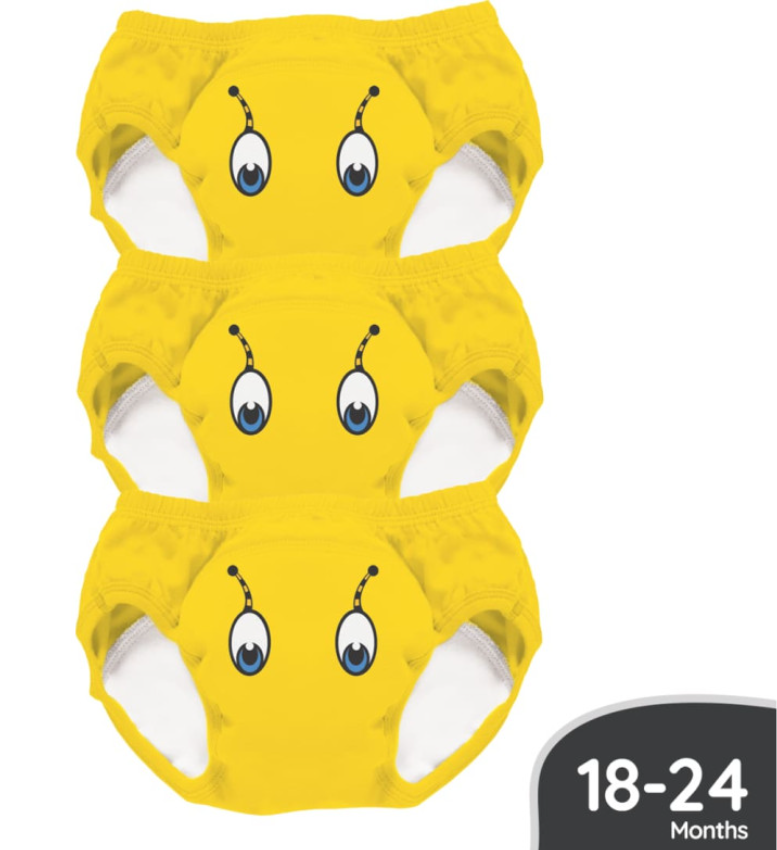 My Carry Potty | Oefenbroekje Bijtje My Little Training Pants Geel 18-24m 3-pack