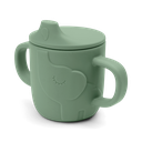 Done By deer | Drinkbeker Silicone Peekaboo Spout Cup Elphee Green