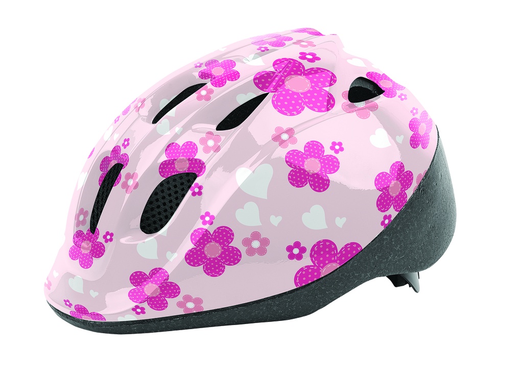 Ok Baby | Fietshelm Flower Roze M46-53 