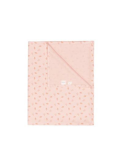 Plum Plum | Laken Wieg Lauf Roze 80x100cm      