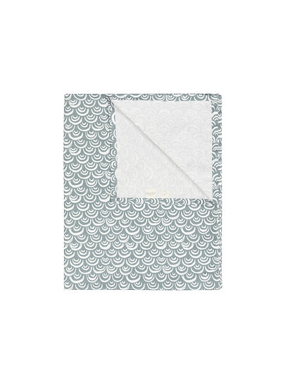 Plum Plum | Laken Wieg Ylber Blauw 80x100cm       