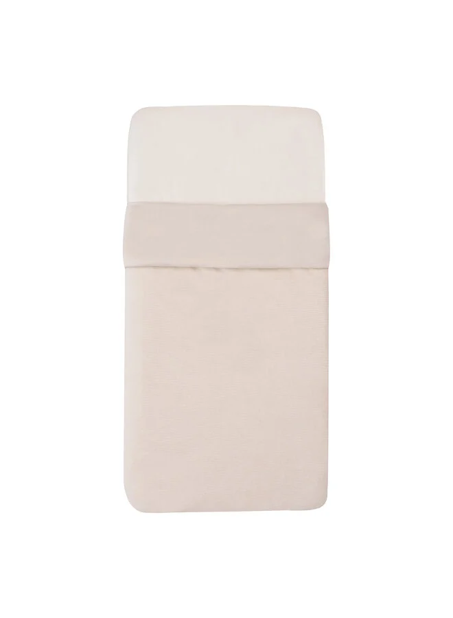 Witlof for Kids | Deken Velvet Rib Soft Sand Tuck-Inn 40x80cm 