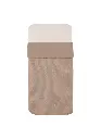 Witlof for Kids | Deken Waves Urban Taupe Tuck-Inn 40x80cm 