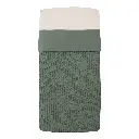 Witlof for Kids | Deken Waves Forest Green Tuck-Inn 40x80cm 