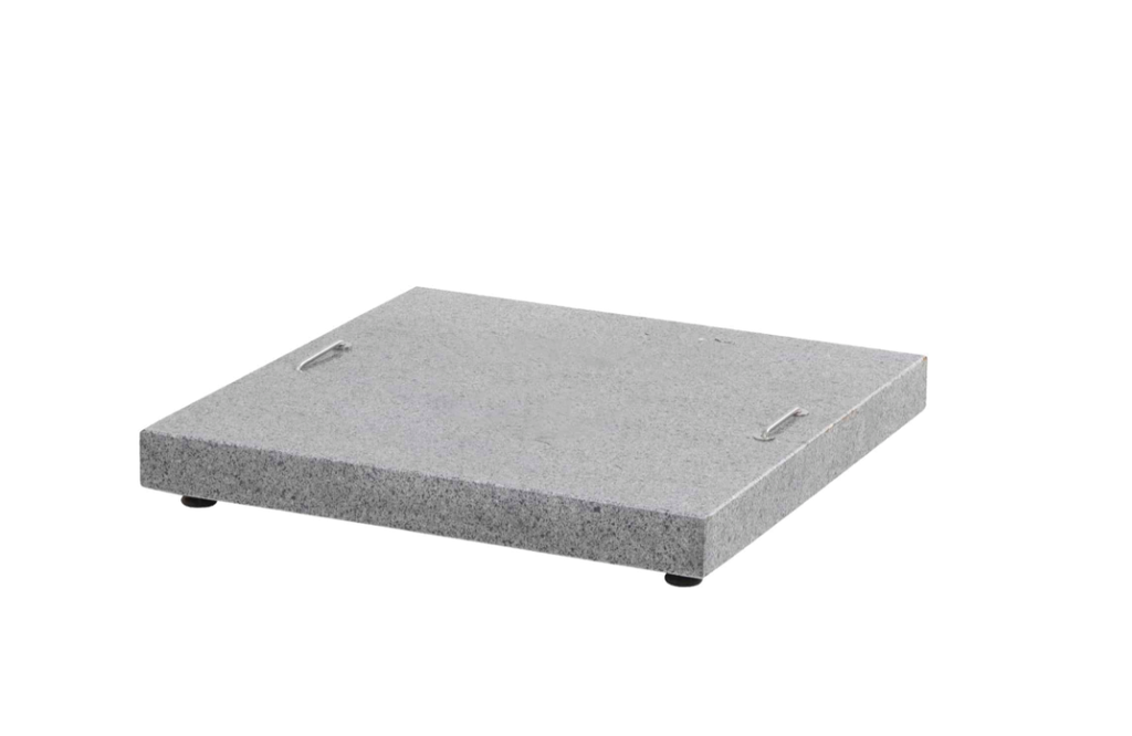 4SO | Parasolvoet Granite Base vr Freepole Parasol Siesta/Hacienda Antraciet 125kg