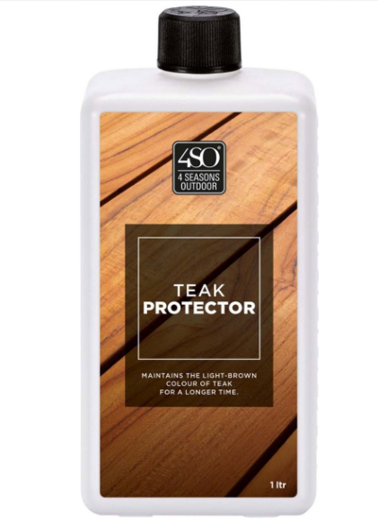 4SO | Onderhoudsprodukt Teak Protector Type: Beschermer Behoud Langer de Goudbruine Kleur van Teak 1L