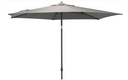 4SO | Parasol Azzurro Charcoal 195g/m² Doek:100% Solefin UFP 50+ Verstelb in Hoogte en 2 Richtingen Ø300cm
