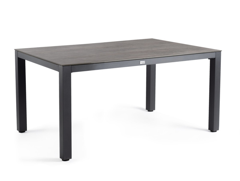 Tierra | Tafel Briga Eettafel 180x100x73cm Charcoal/Forest Grey