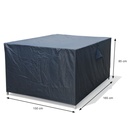 Garden Imp. | Afdekhoes, Coverit, Voor Tuinset, 165 x 150 x 85 cm, Grijs, Uni, Polyester/Pvc, Waterafstotend, Elastieken Hoeken
