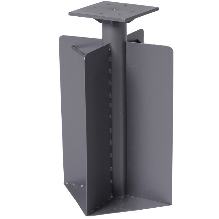 PARASOL TOEBEHOREN, grondanker, 28 x 28 x 60.5 cm, grijs, gegalvaniseerd staal, voor Hawaii parasol