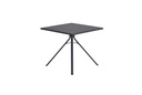 Garden Imp. | Tafel Rimini Loungetafel Carbon/Aluminium Zwart 80x80cm