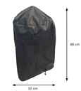 Garden Imp. | Afdekhoes Coverit Bol BBQ Hoes Geschikt vr Barbecue Polyester Dia 52x88cm Grijs 