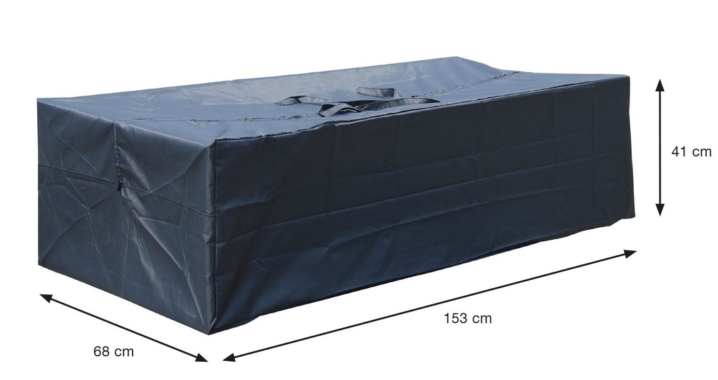 Garden Imp. | Afdekhoes Coverit Kussentas vr Loungekussens Waterafstotend Polyester Grijs 153x68x41cm 