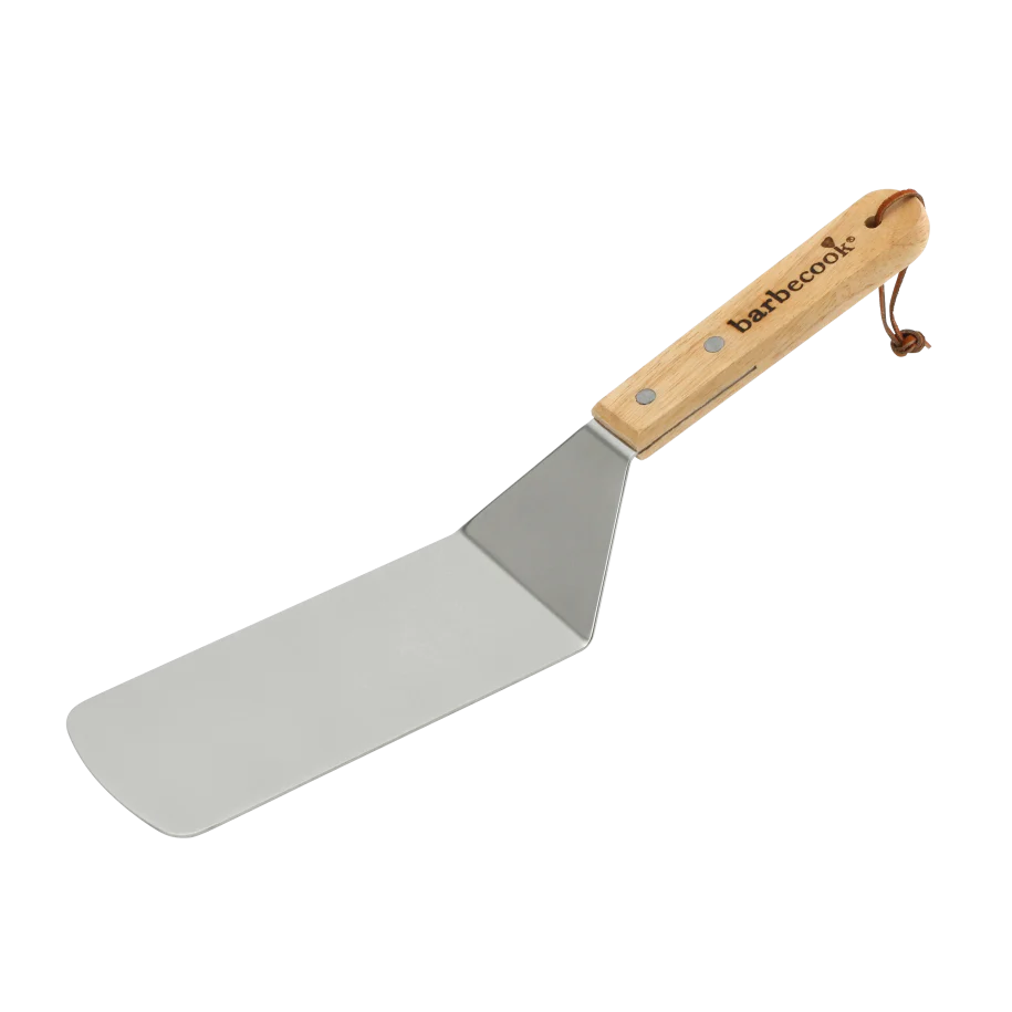 Barbecook | Barbecuespatel Visspatel Rvs Rubberhouten Handvat 37cm