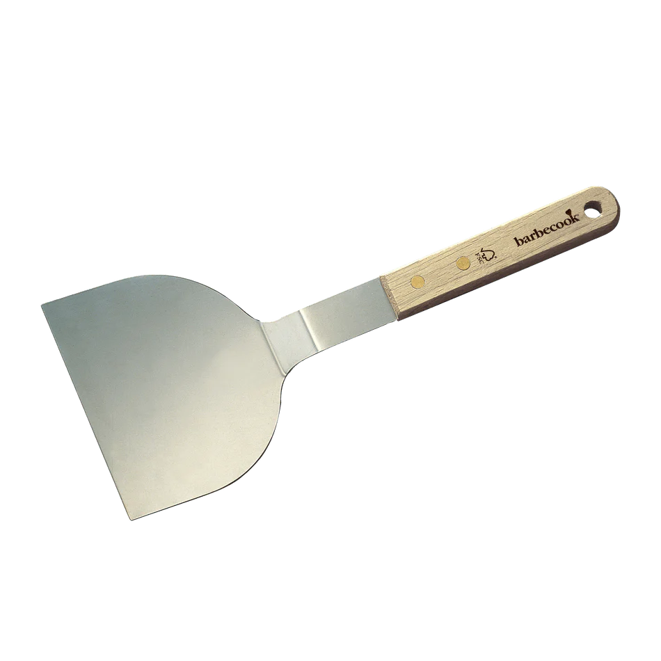 Barbecook | Barbecuespatel Hamburgerspatel Rvs Rubberhouten Handvat 30cm