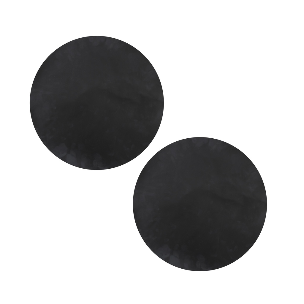 Barbecook | Grillmat Glasvezel Zwart Dia 40cm 2-pack