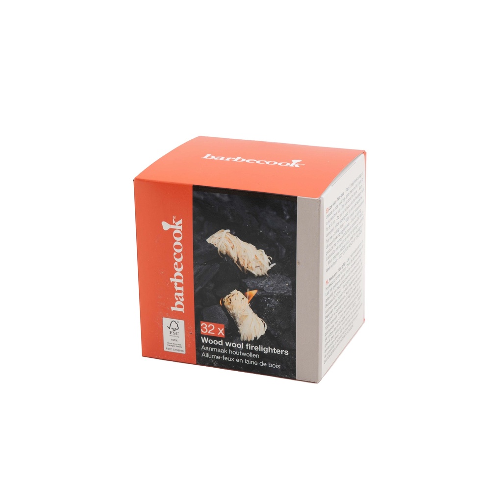 Barbecook | Aanmaakblokjes Houtwollen 32-pack