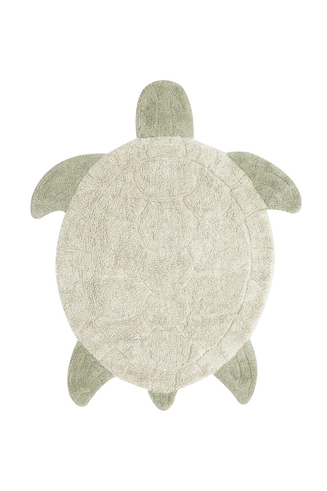 Lorena Canals | Kamertapijt Sea Turtle Zeeschildpad Figuur Katoen Wasbaar 30° 110x130 cm