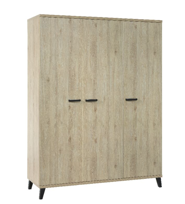 KAST 3 deur, Evy2, Lente eik, 150x200x63cm