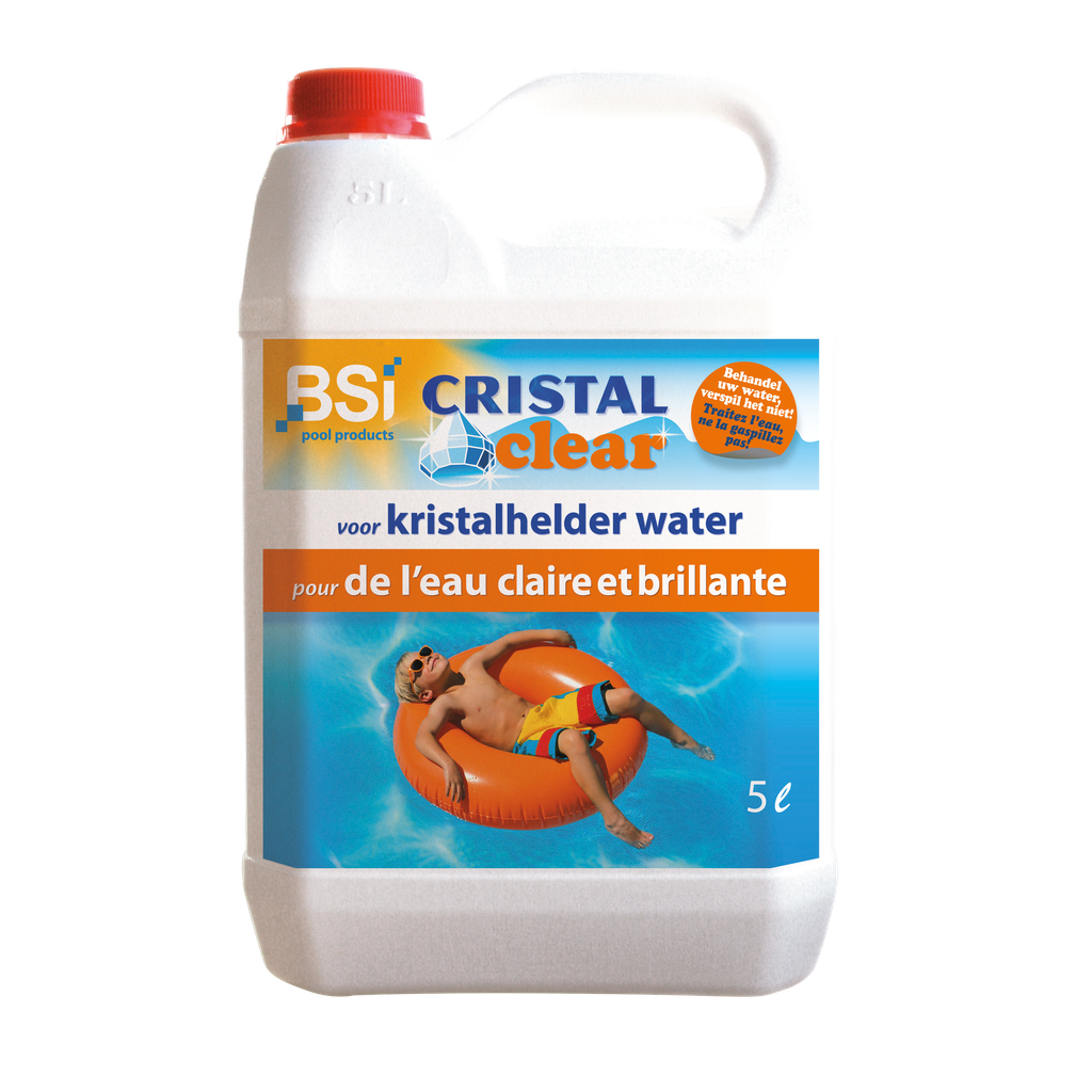 BSI | Zwembad Toebehoren Onderhoudsproduct Cristal Clear Wekelijkse Onderhoudsbehandeling vr Helder Water 5L