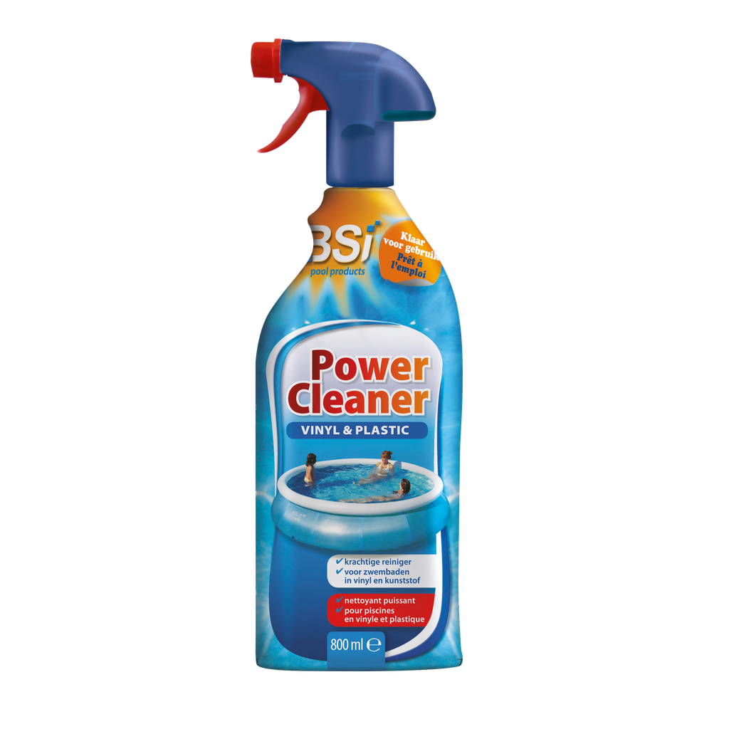 BSI | Zwembad Toebehoren Onderhoudsproduct Power Cleaner Dieptereiniger vr Grauw en Ander Vuil vr Vinyl en Plastiek 800 ml