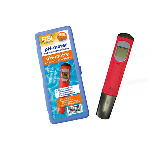 BSI | Zwembad Toebehoren Onderhoudsset pH-meter Meet Watertemperatuur en pH-waarde