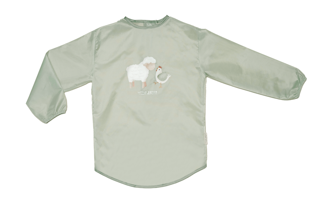 VERVEN, apron little farm, schaap|print|kip, 1 schort, creatief speelgoed, af 36 M