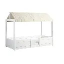 DAK, accessoire, stoffen dak essence-natural vr dakframe, 100% katoen, 4 in 1 bed, B200xD138,  7809-31 