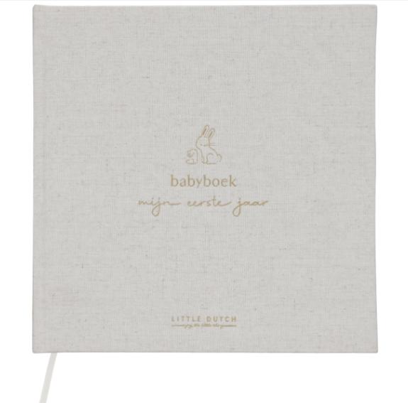 Little Dutch | Boek Mijn Eerste Jaar Baby Bunny Invulboek +0M 