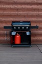 BARBECUE, 4 Series Onyx S, gas, black, zwart, 135 x 64 x 121 cm, 4 branders, zijbrander, Instaclean Aqua, 12 pers