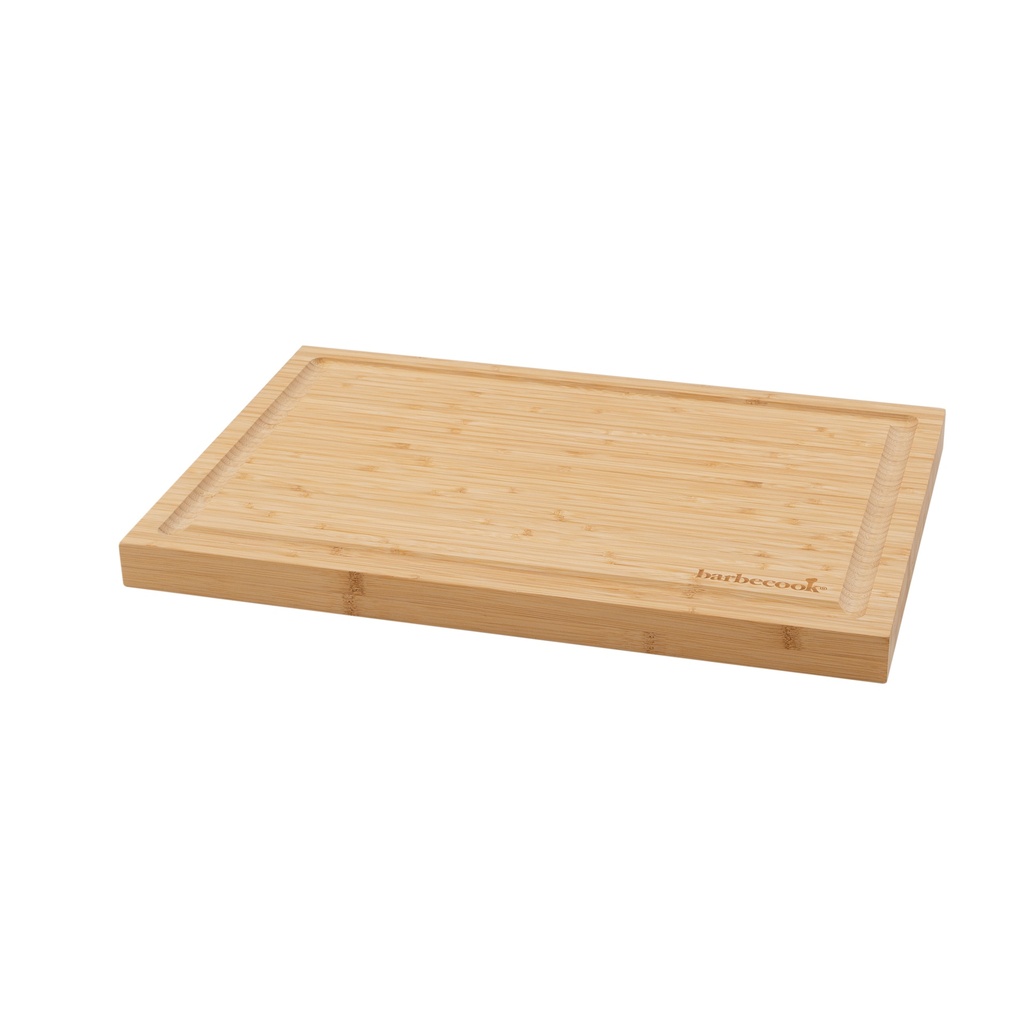 Barbecook | Snijplank, S, 46.5 x 28 x 2.8 cm, Naturel, Uni, Bamboe, Dubbelzijdig Bruikbaar, Met Sapgeul