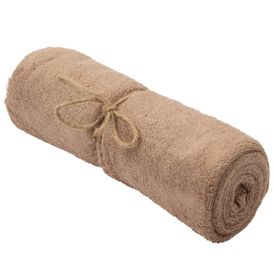 Timboo | Handdoek Large Bamboe Savannah Sand Bruin 74x110cm