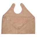 Timboo | Badcape Cuddle Towel Bamboe Savannah Sand Bruin 94x104cm