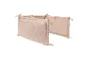 Jollein | Parkbumper Cosy Knit Wild Rose Roze 180x30cm