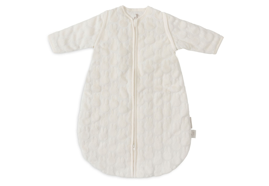 Jollein | Slaapzak Miffy Jacquard Ivory met Afritsbare Mouw 2.5/3.5TOG Ecru 60cm