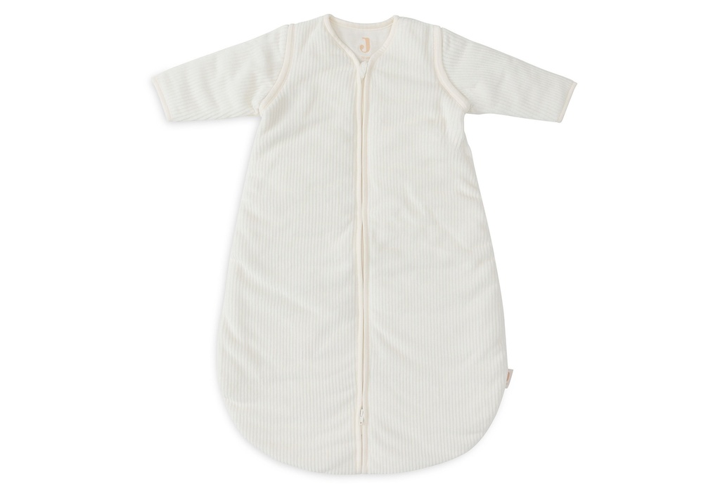 Jollein | Slaapzak Rib Ivory met Afritsbare Mouwen 2.5/3.5TOG Ecru 70 cm