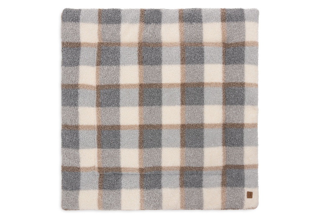 Jollein | Parklegger Check Boucle Ecru/Bruin 100x100cm