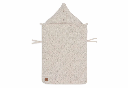 Jollein | Voetenzak Groep 0+ 3/5punts Gordel Check Knit Oatmeal Ecru 