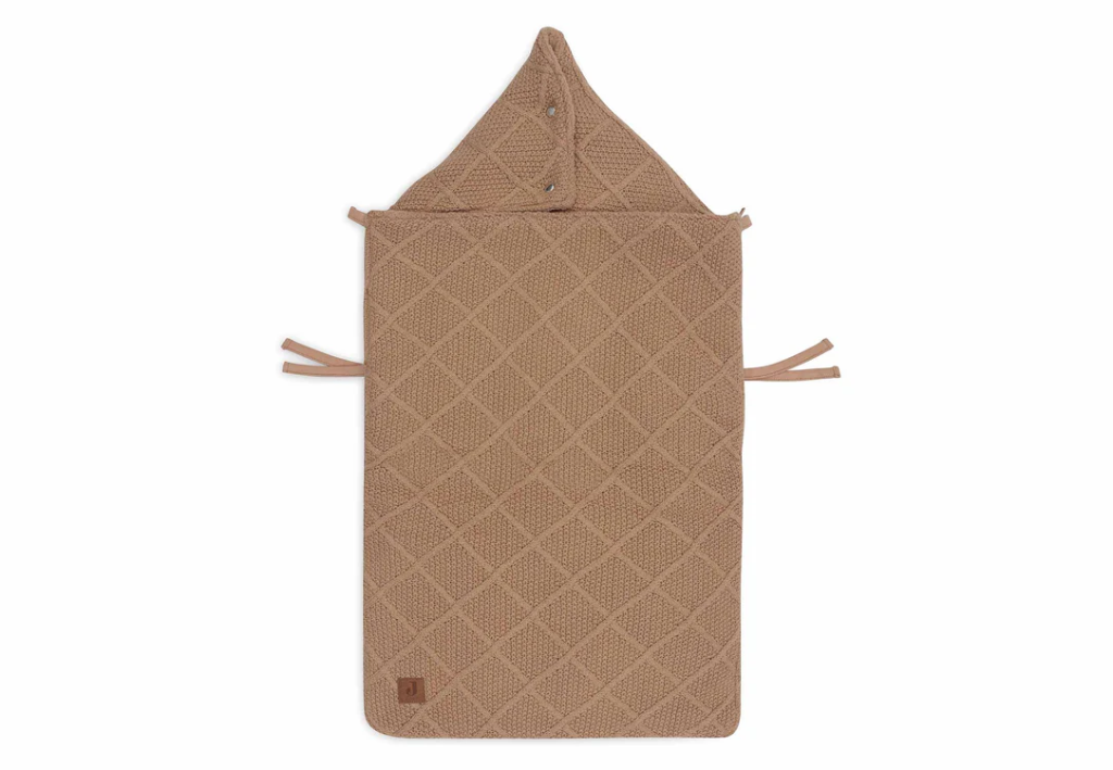 Jollein | Voetenzak Check Knit Biscuit Groep 0+ 3/5 punts Bruin