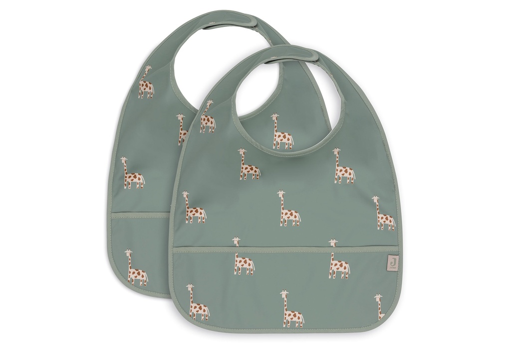 Jollein | Slabbetje Jungle Jambo Waterproof  2-pack