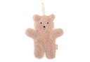 Pacifier Cloth Teddy Bear Wild Rose