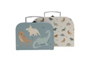 Jollein | Koffer Roarsome Speelkoffer 2-pack