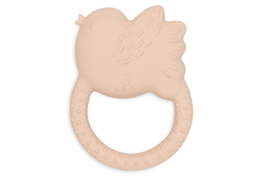 Jollein | Bijtring Lovely Birds Roze