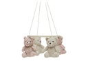 Jollein | Mobiel Teddy Beer Wild Rose/Naturel Roze/Ecru