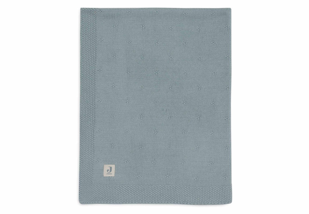 Jollein | Deken Cosy Knit Sea Green 75x100cm